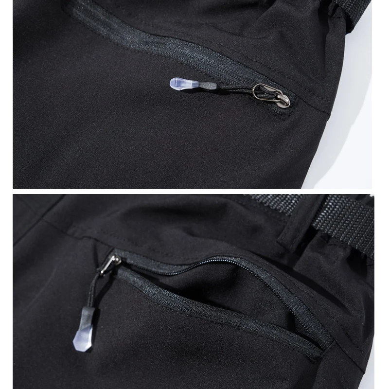 TRVLWEGO Men's Elastic Waist Pants Camping Hiking Man Summer Outdoor Sport Trekking Cycling Travel Quick Dry Trousers hiking pants
