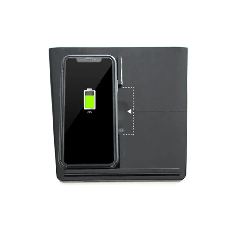 Fast Wireless Charger for Tesla Model 3 Center Console Dual Phones Charging Pad