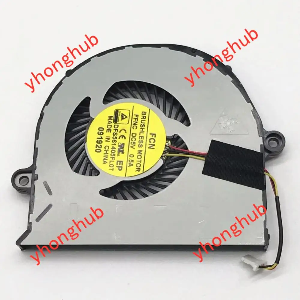 Дтс DFS561405FL0T FFNC DC 5V 0.50A 3 жильный сервера Процессор Вентилятор охлаждения|cpu fan|server