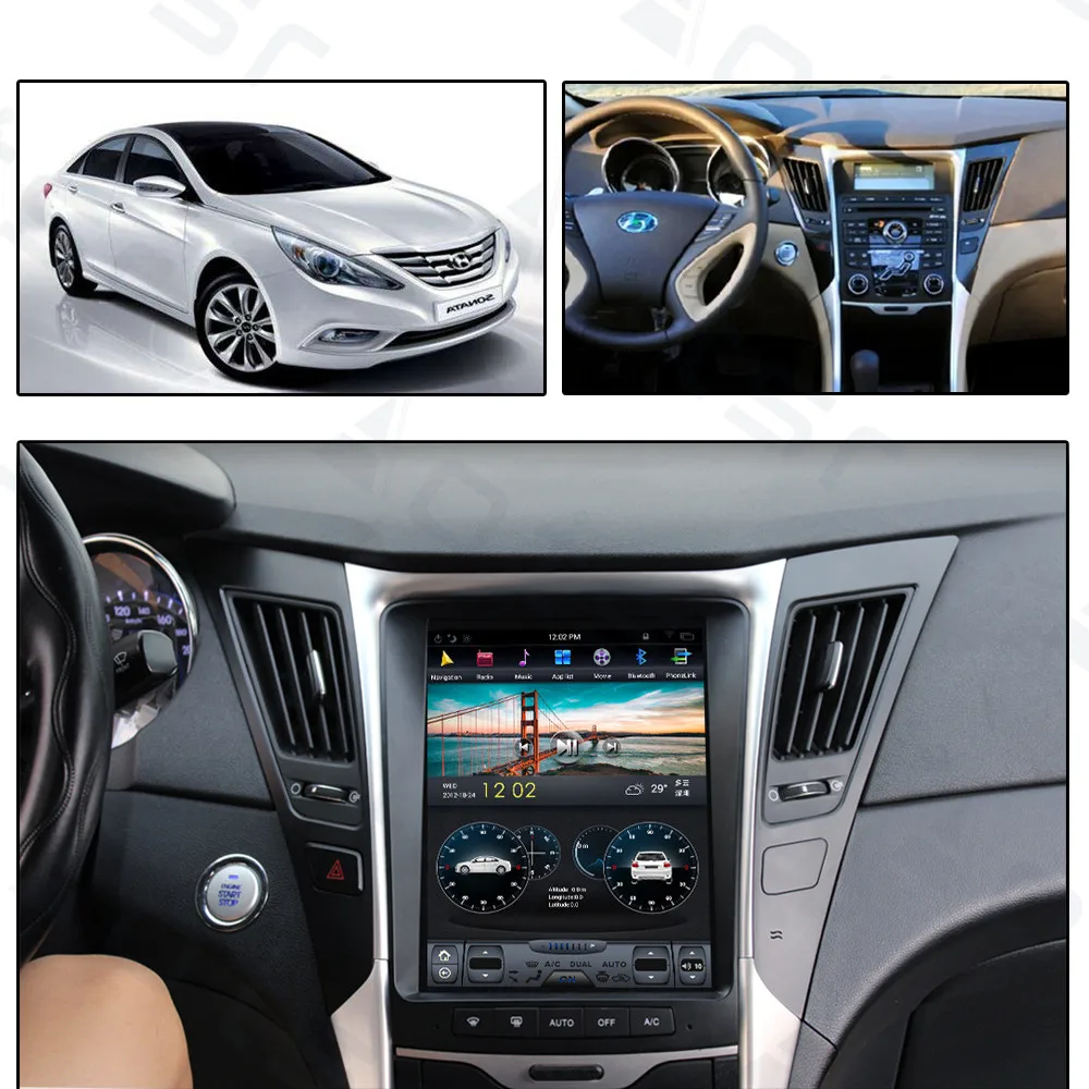 Автомобильный DVD плеер Aotsr Tesla вертикальный экран 10 4 дюйма Android 8 1 навигация GPS для