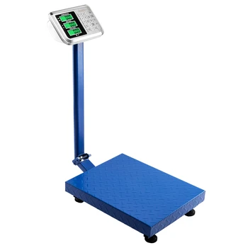 

300KG/661lbs LCD Display Personal Floor Postal Platform Scale Blue