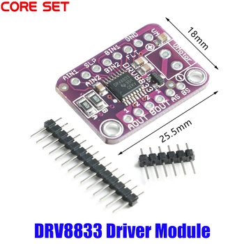 

DRV8833 Driver Module 2 Channel DC Stepping Motor CJMCU-8833 Control Module H-Bridge Driving Board 2.7-10.8V