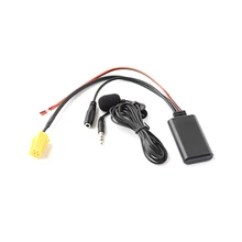 Module Bluetooth adaptateur de câble Audio Aux + micro pour Benz Smart 451 Fiat Alfa Lancia 