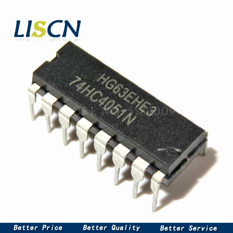 10 шт./лот 74HC4051N 74HC4051 DIP-16 Интерфейс чип новый оригинальный | Обустройство дома