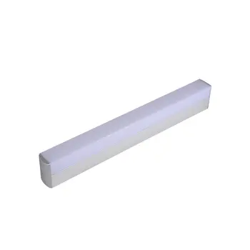 

Led Cylinder Long Mirror Front Light Bd71 Silver Gray 40cm16w White Light Strip Acrylic Bathroom Cabinet Lamp