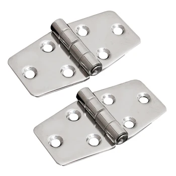 

2pcs 3″Stainless Steel Boat Marine Grade Flush Door Hatch Compartment Hinges