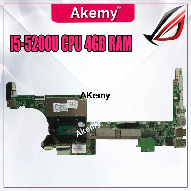 

For HP Spectre X360 13-4000 Laptop Motherboard 801507-501 With i5-5200U Processor 4GB RAM DA0Y0DMBAF0 Not Repaired