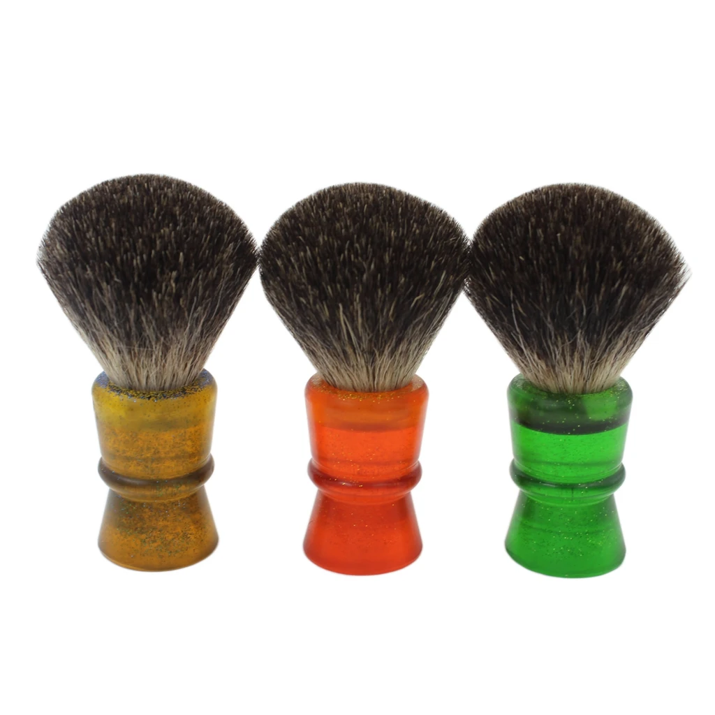 Новинка красочная полимерная ручка vigshave Мужская кисть для бритья из шерсти