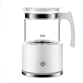 

Milk Frother Electric Milk Steamer Soft Foam Maker for Hot and Cold Milk Froth,Coffee,Latte, Milk Warmer Heater EU Plug