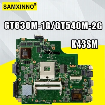 

K43SM Motherboard GT630M-1G/GT540-2G REV:3.0 For Asus A43S X43S K43SV K43SJ laptop Motherboard K43SM Mainboard K43SV Motherboard