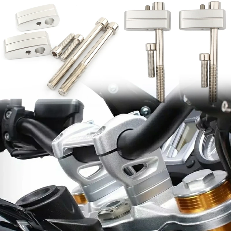 

Motorcycle Accessories 2014-2024 NINE T R NINE T Pure Racer Urban G/S Scrambler Handlebar Riser Moves 20mm for BMW R Nine R9T