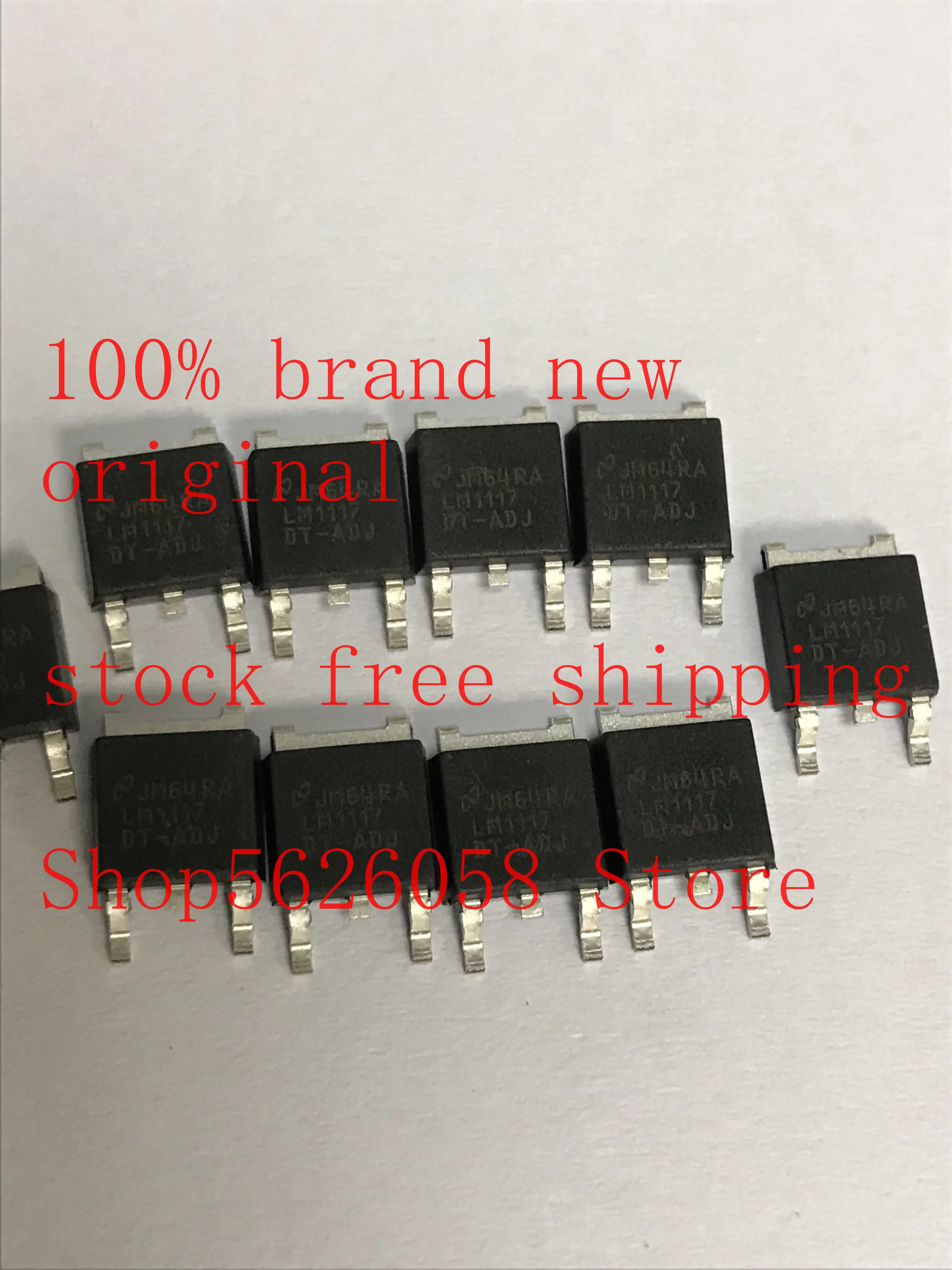 

10 шт./лот LM1117DT-ADJ LM1117DT SOT-252 100% Новый оригинальный