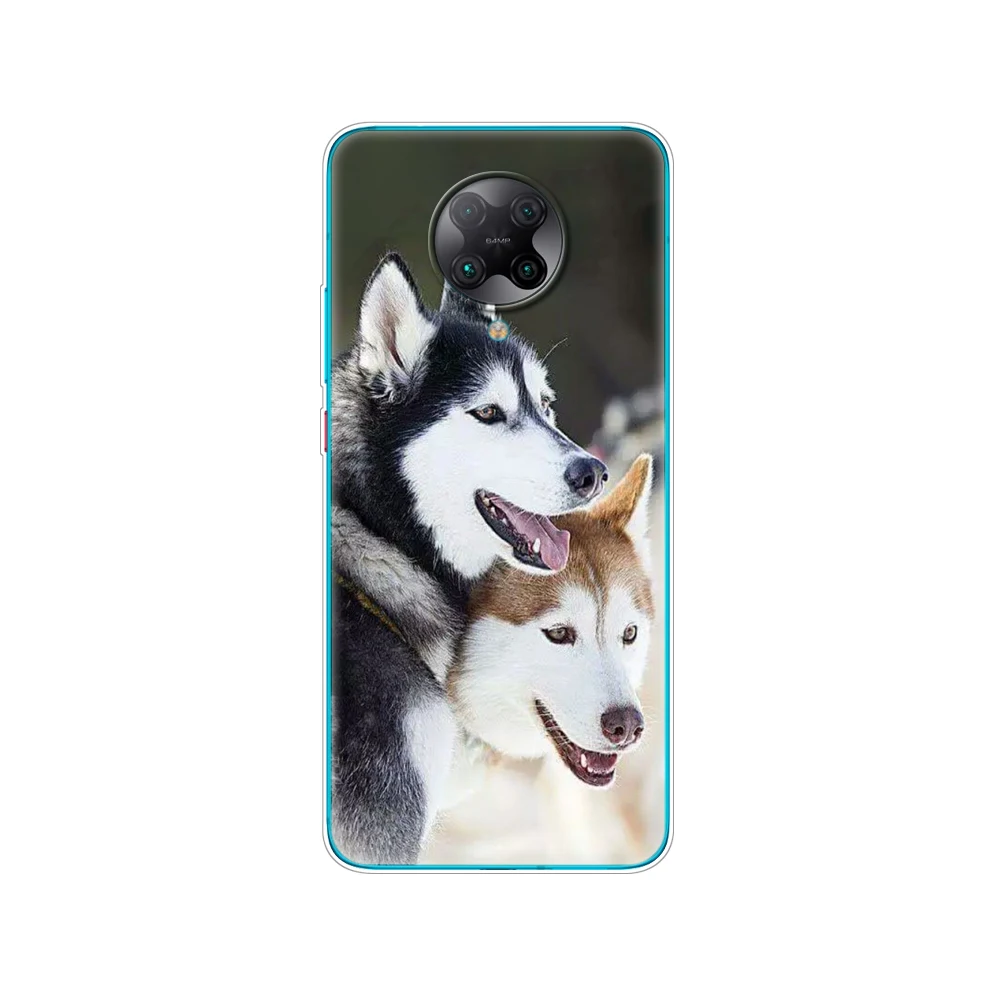 xiaomi leather case cover For POCO F2 Pro Case 6.67" Soft Silicon Tpu Cover For Xiaomi POCO F2Pro coque Bumper Funda full 360 Protective copas cute cat xiaomi leather case chain Cases For Xiaomi