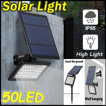 

Highsam Solar Powered Light Wall Lamp Adjustable Solar Spotlight Lawn Lamp IP65 Waterproof Landscape Wall Light Outdoor Lighting
