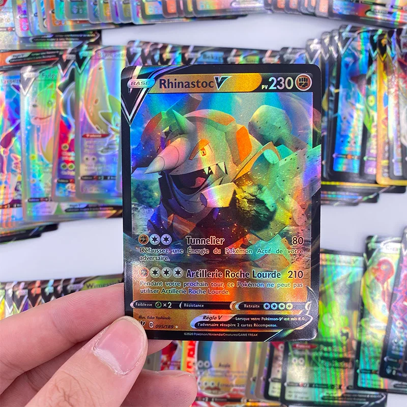 Французская версия карт Pokemon GX Сияющие карты Такара Томи игра битва карта