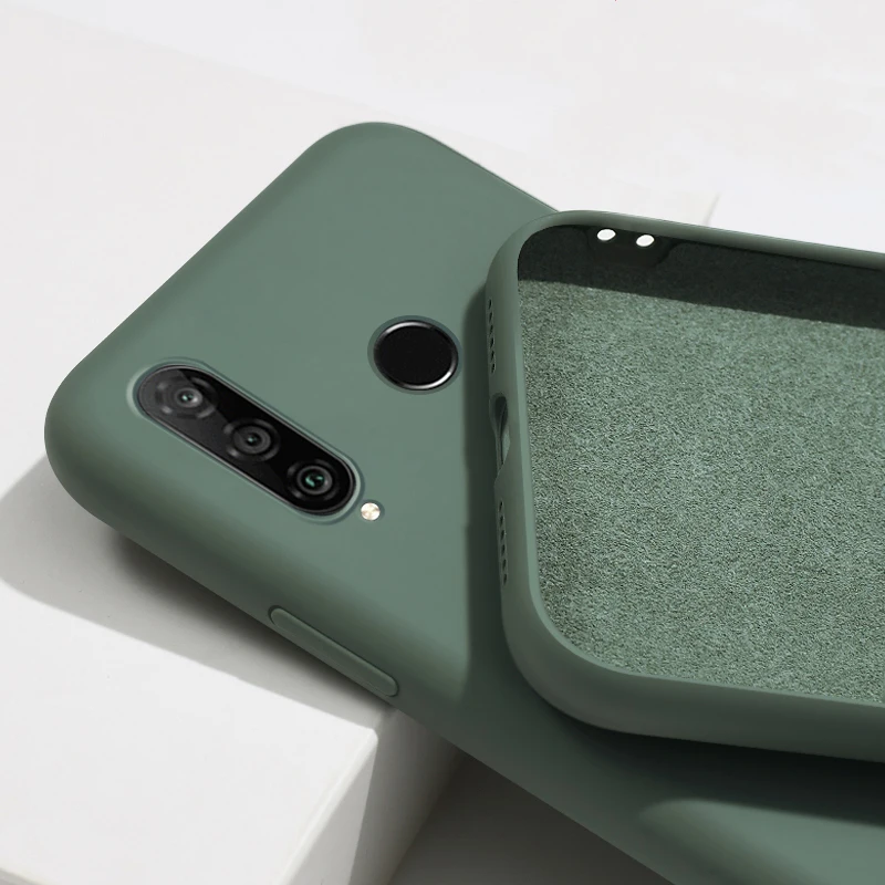 Приятный для кожи чехол Huawei Y5P Y8P Y8S Y9S Y6S Y6P P Smart 2020 жидкие силиконовые чехлы мягкий