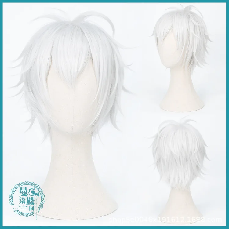 Aohitsugi Samatoki Дивизион рэп битва гипноз микрофон Doppo KannonzaKa кости Arisugawa Ichiro Saburo Jiro Yamada Gentarou Yumeno Jakurai косплей парик - Цвет: Aohitsugi Samatoki