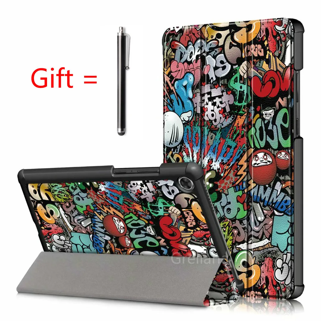 2020 Новый Mangetic чехол для Lenovo Tab M8 TB 8505F/8705N Подставка Tablet FHD M7/E8/E7 Fundas Capa Case Cover|Чехлы