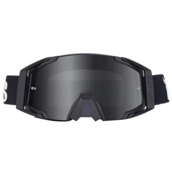 

BOLLFO Motocross Goggles, Off-Road Vehicle ATV Ski Goggles, Non-Slip Belt Nose Mask