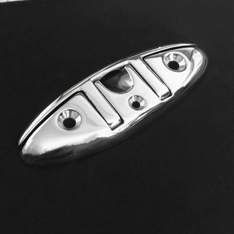 5 Inch Stainless Steel Cleat Marine Hardware Foldable Boat Cleats