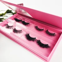 Eyelash Packaging Box Print Logo  Wholesale 4 paris 3D Mink Lashes Bulk Empty Box 25mm Mink Eyelashes Cases False Eyelashes Box 1