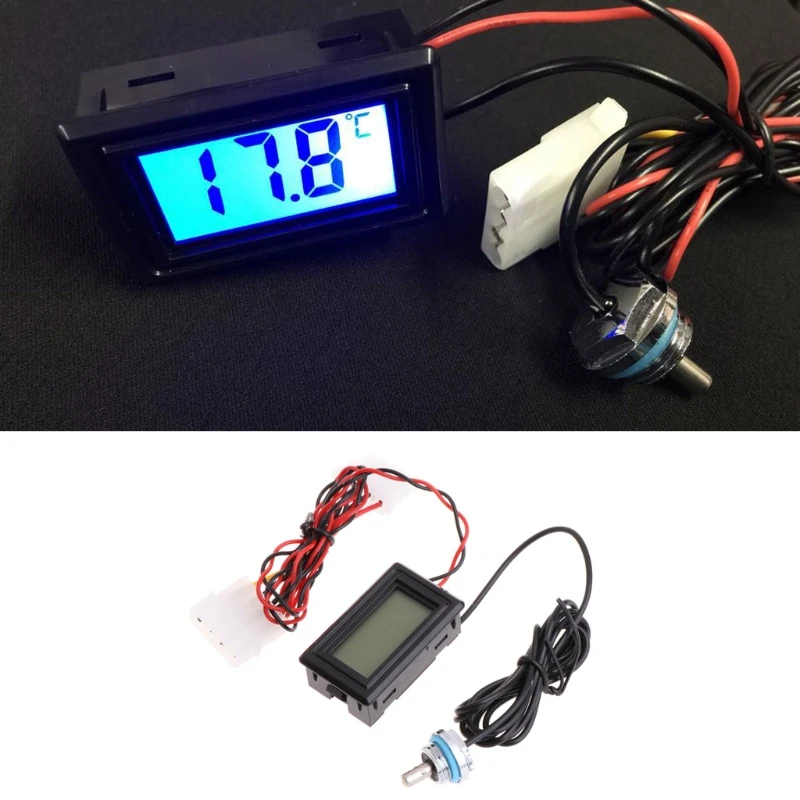 

Digital Thermometer Temperature Meter Gauge G1/4 for PC Computer Water Cooling