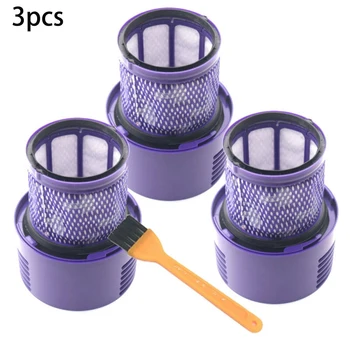 

4Pcs/Set Filter Brush Kit For DYSON Cyclone V10 SV12 Animal Absolute Total Clean Vacuum Cleaner Replace Tools Parts 969082-01