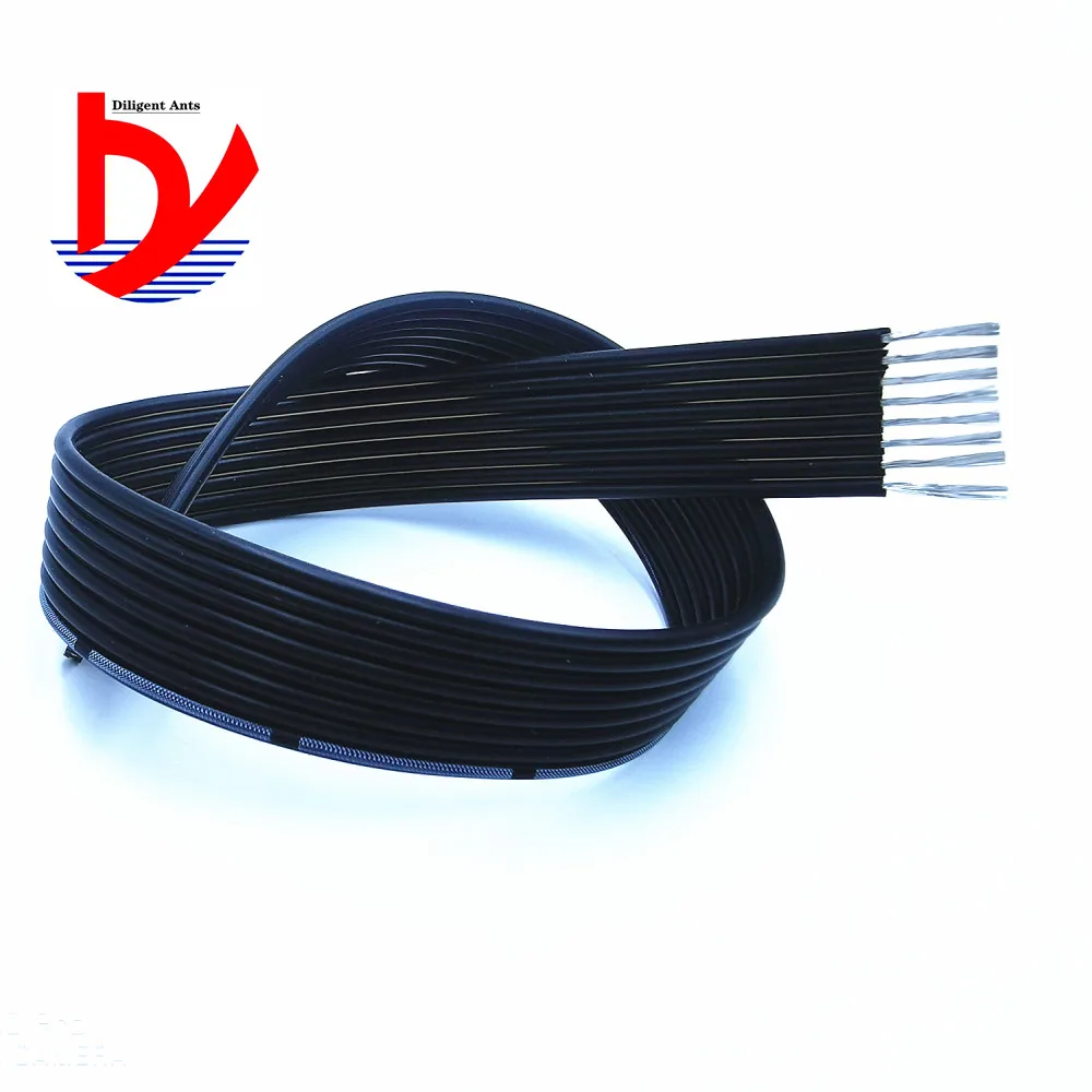

Ultra-soft 28AWG Silicone Wire 2P 3P 4P 5P 6P Power Cable Multi-core Cable High Temperature Parallel Wire Black Test Line