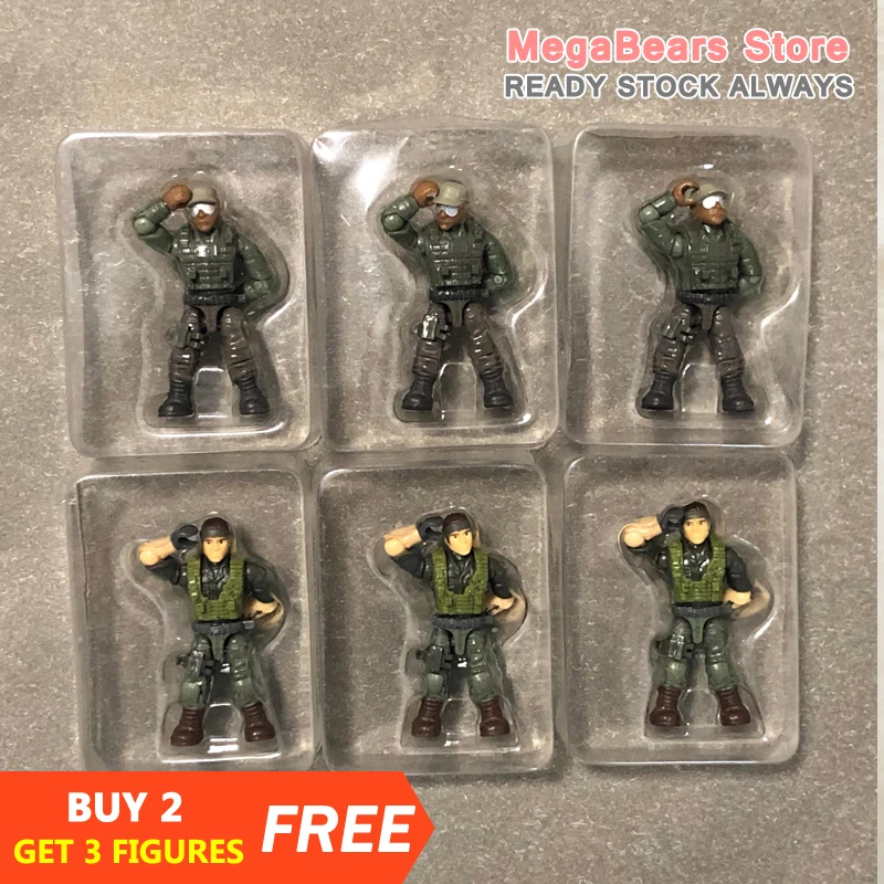 Mega Bloks Construx Call of Duty Jungle Soldier 6 action figures lot *New Unused* Building Blocks Construction Toys | Игрушки и хобби