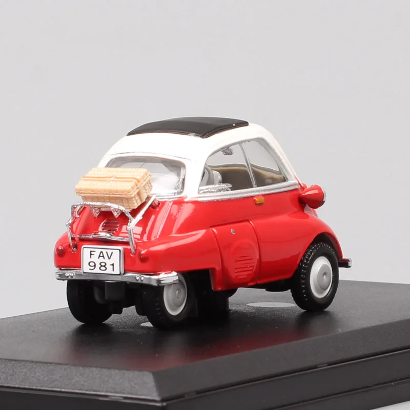 1:43 электронные весы старый ретро Cararama Isetta 250 пузырьковый автомобиль микрокар Diecasts& игрушки модели автомобилей детей 1955 акриловая коробка