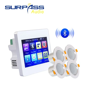 

Intelligent Background Music System Bluetooth Amplifier Roof Speaker Kit In-wall Amplifier Ceiling Speaker Cheap Package