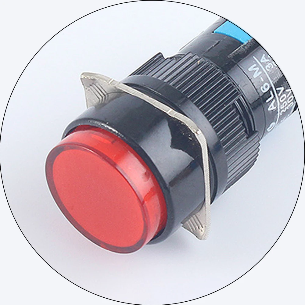 16MM 12V 24V 220V 1NO1NC/2NO2NC momentary no Latching/Locking lamp Illuminuted Maintained Push Button Switches with light/NO LED light switch with remote Wall Switches