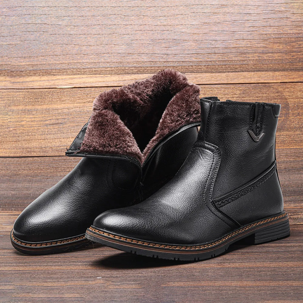 Winter Snow Boots Men Boots Men Winter Boots Non-Slip Comfortable Snow boots Fashion Warm Winter Shoes