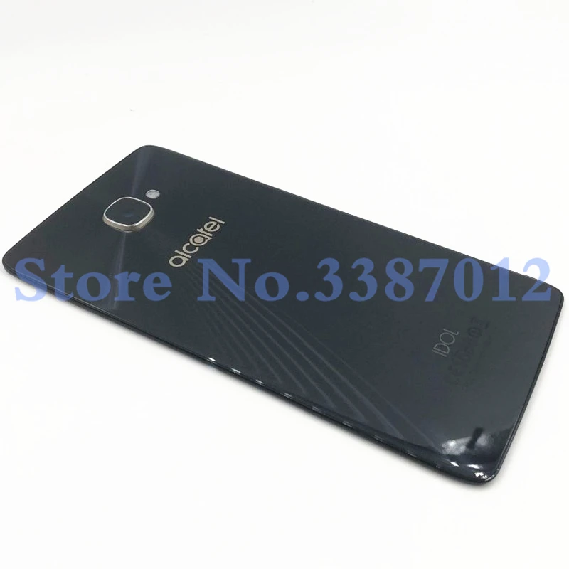 10 шт./партия для Alcatel One Touch IDOL OT6070 6070k 6070y 6070 стеклянная задняя крышка Корпус задняя замена крышки батарейного отсека часть