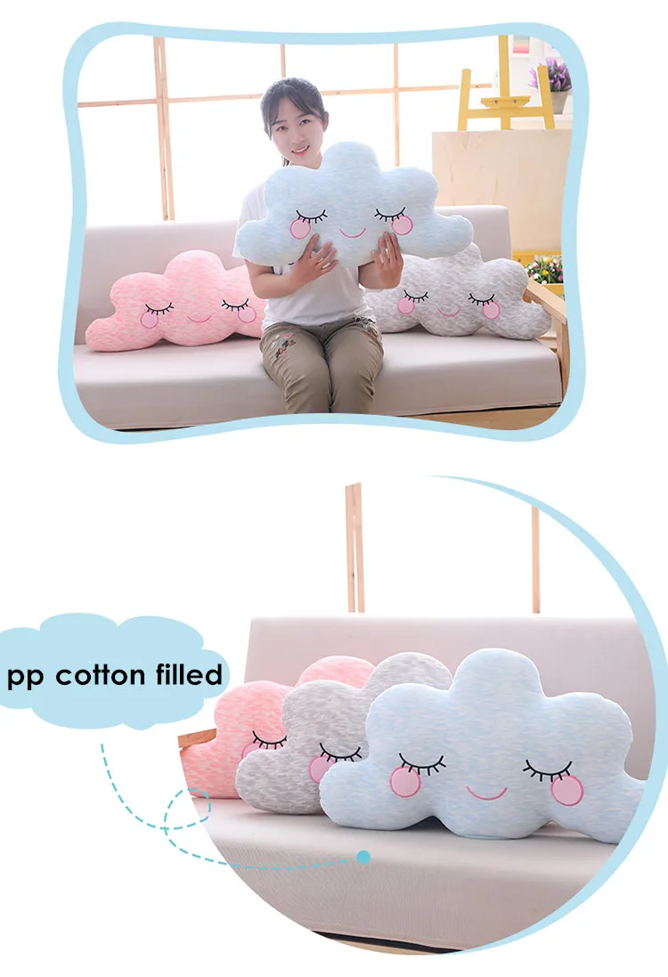 Brinquedos de Pelúcia Bicho de Pelúcia Almofada do Sofá Travesseiro de Natal Presente para a Menina Centímetros Lindo Série Travesseiro Nuvem Kawaii Macia Agradável 1pc 65 Céu 4 High Quality Brinquedos e hobbies