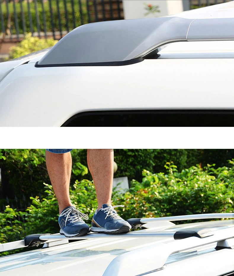 2 шт. багажник на крышу автомобиля для Toyota Land Cruiser Prado J150 2010-2019 Автомобильный багажник на крыше автомобиля крест бар алюминиевый сплав