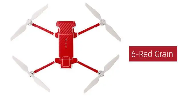 Новейшие наклейки для Xiaomi FIMI X8 SE пвх наклейки защитная кожа для Xiaomi FIMI X8 SE Drone аксессуары - Цвет: 6-Red Grain