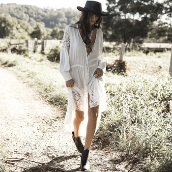 

2019 Beach Cover up Kaftan Sarong Bathing Suit Lace Cover ups Beach Pareo Swimsuit Cover up Womens Swim Wear Beach Cardigan
