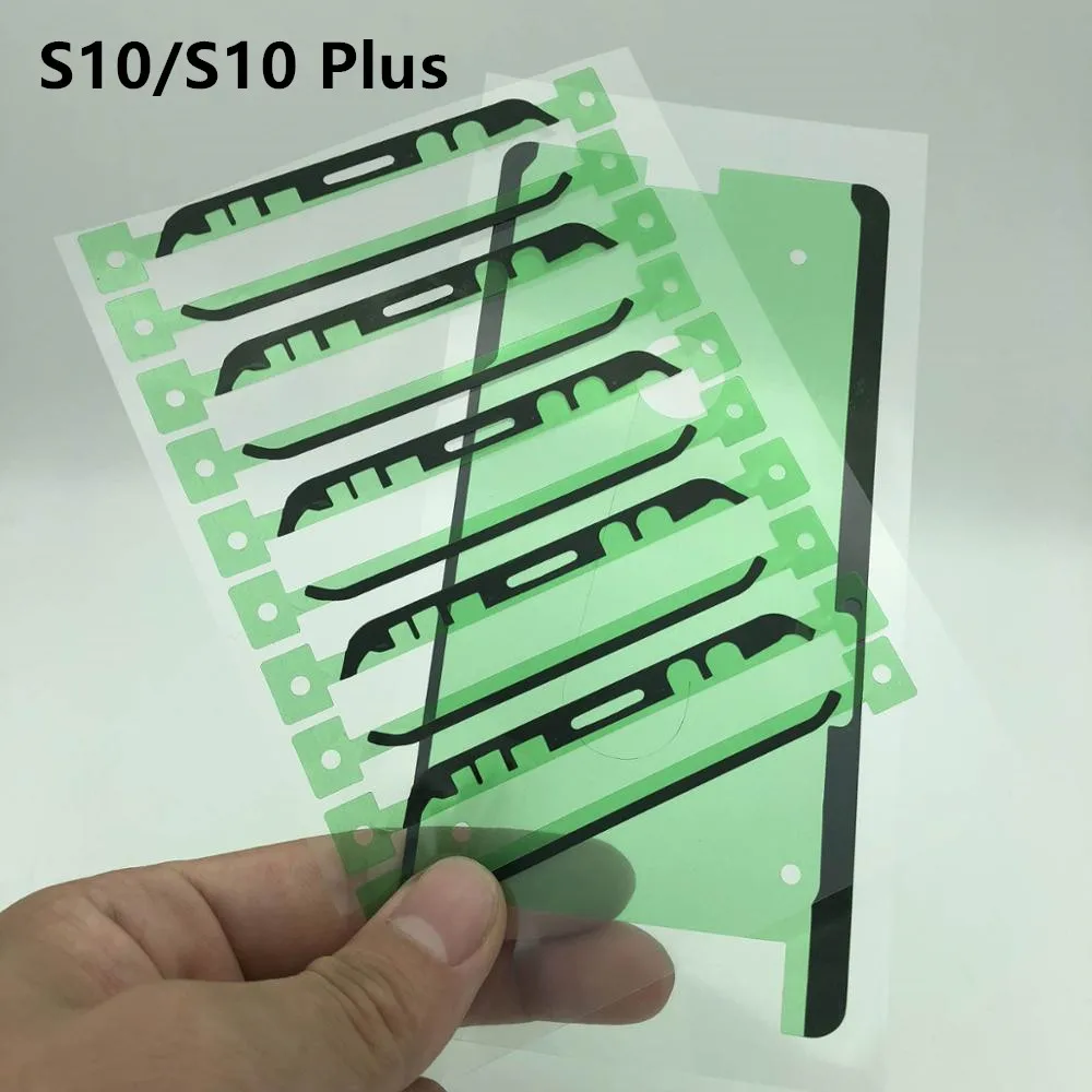 10 Pezzi Di Parti Adesive Adesive Con Telaio Centrale Lcd Per Samsung Edge S10 Plus S10 Plus S20 Plus S8 Plus S9 Plus
