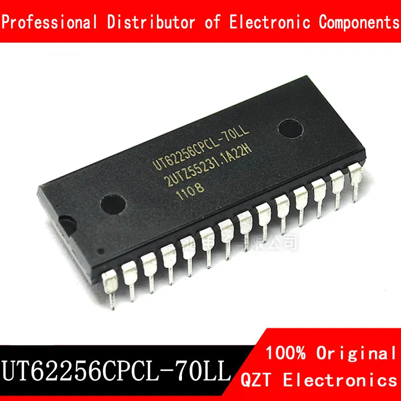 10pcs/lot UT62256CPCL-70LL UT62256CPC-70LL UT62256 DIP-28 new original In Stock