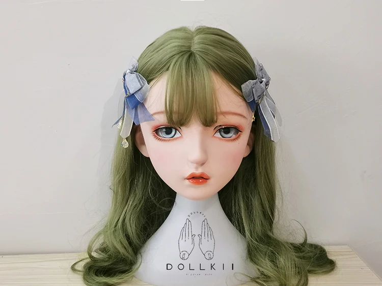 Dollkii 14) Женская Девушка кремнезема Косплей BJD переодевание кигуруми Голова маска Аниме ролевые игры вечерние Трансвестит кукольная маска