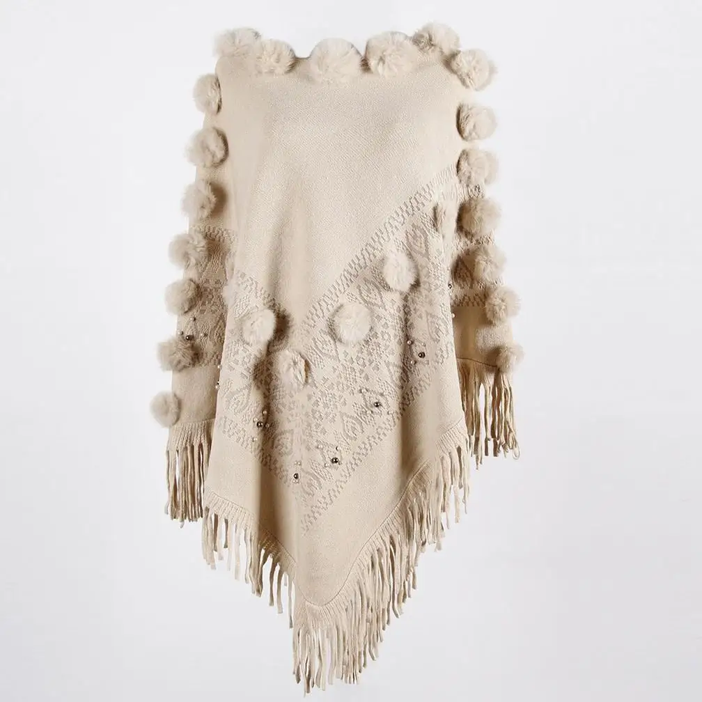 Women Coat Sweater Cardigan Casual Knitted Plus Size Poncho Sweater Autumn Winter Top