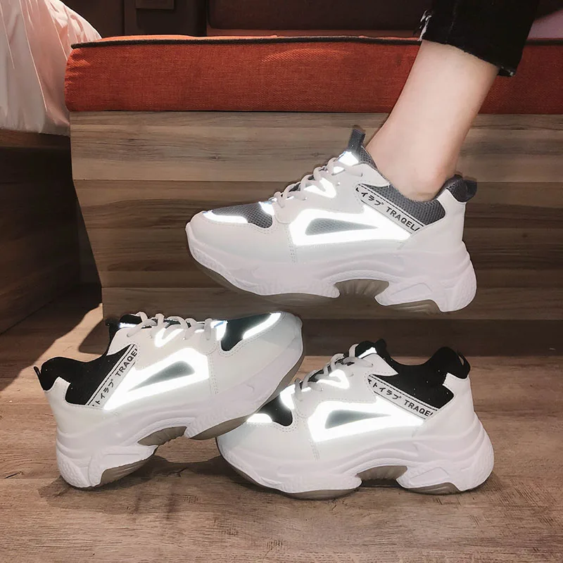 

Sneakers Mesh Womens Trainers Women's Shoes With Platform shoes Casual Woman Woman-shoes Breathable Running Thick Woman's