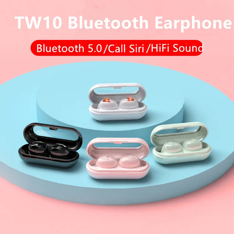 TW10 беспроводные мини наушники Bluetooth 5 0 Спорт громкой связи HD бас стерео AI
