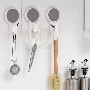 

No Trace Punch-Free Bathroom Kitchen Sticky Hook Door Hook Simple Kitchen Refrigerator Storage Hook