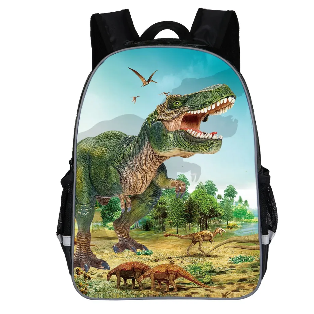Детский Школьный рюкзак с динозавром г., детский Модный милый рюкзак с рисунком динозавра для мальчиков, плечевой рюкзак сумки