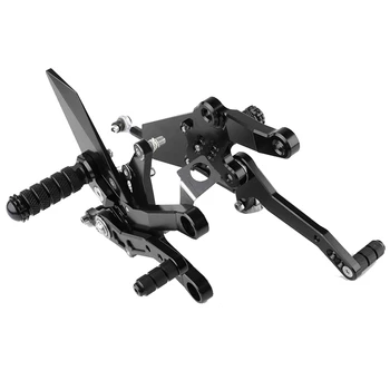 

Full Cnc Aluminum Motorcycle Adjustable Rearsets Rear Sets Foot Pegs For Yamaha Yzf R1 2015-2017