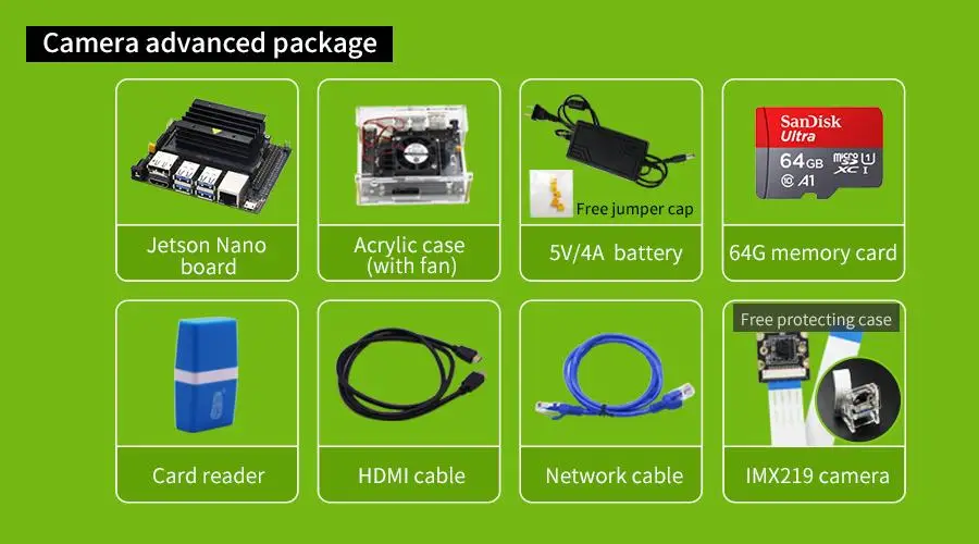 Yahboom Nano Development Kit основная плата управления совместима с AI платформой для мультимедиа/SPU медиа/компьютер