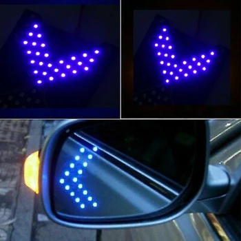 

BLUE Car rearview mirror light​ For Cars Trucks Motorcycles Parts Replacement Turn Signal