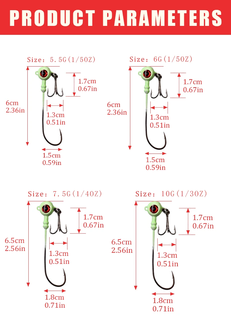 夜光三本铅头钩_01